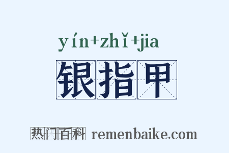 银指甲是什么意思的图片